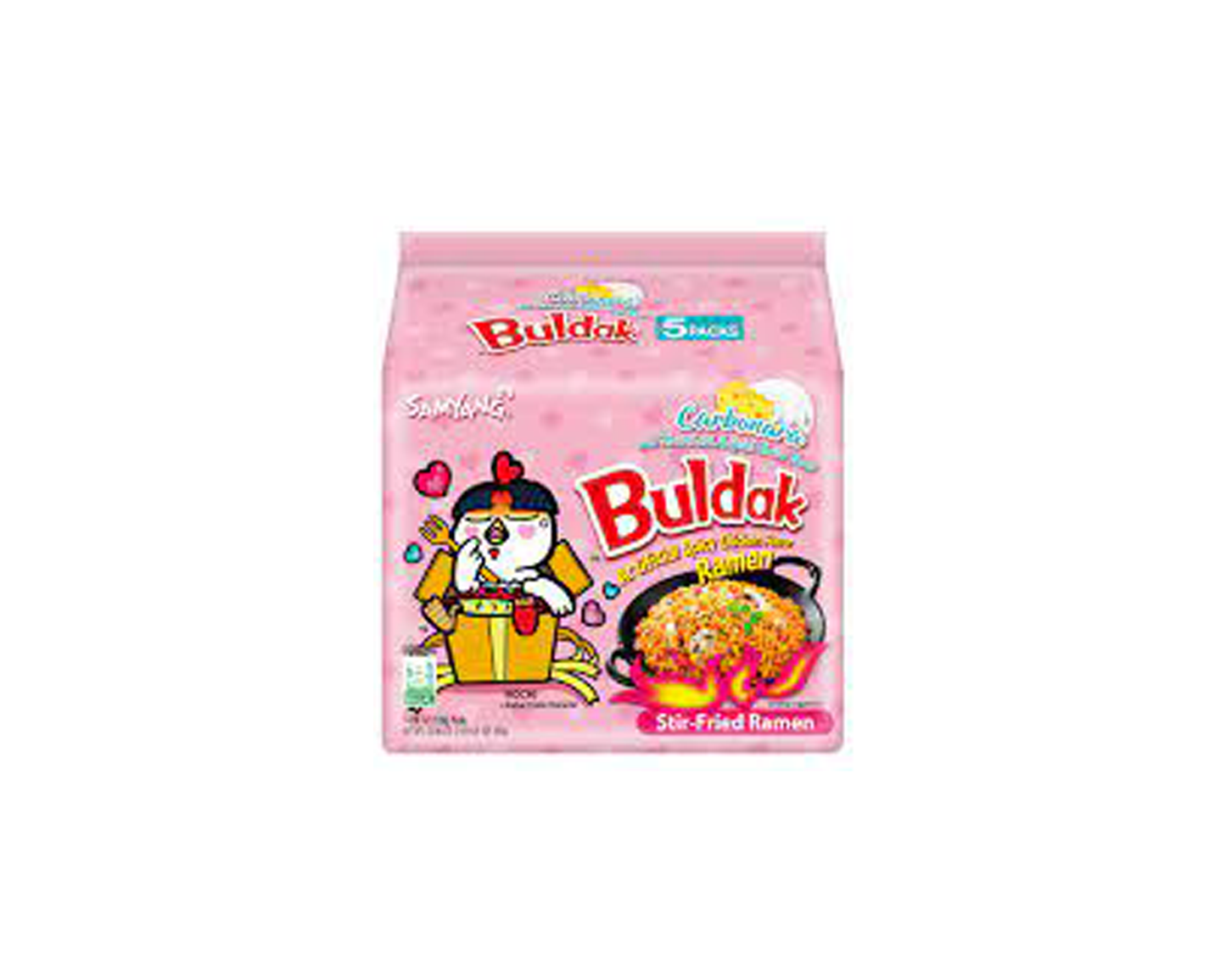 Samyang Buldak Carbonara Hot Chicken Ramen 5pk